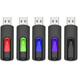 5 Pack 64GB USB Flash Drive, USB 2.0 Memory Stick for PC, Laptop, etc. (G2-1053)